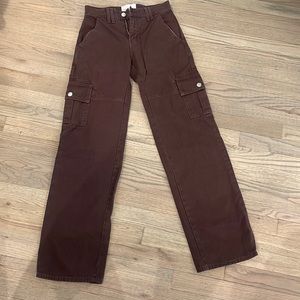 Revice Denim Maroon Pants